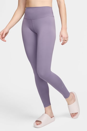 Nike Purple Dri-FIT One High Waisted Leggings