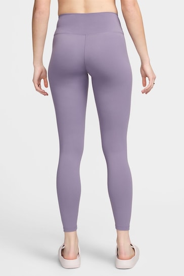 Nike Purple Dri-FIT One High Waisted Leggings