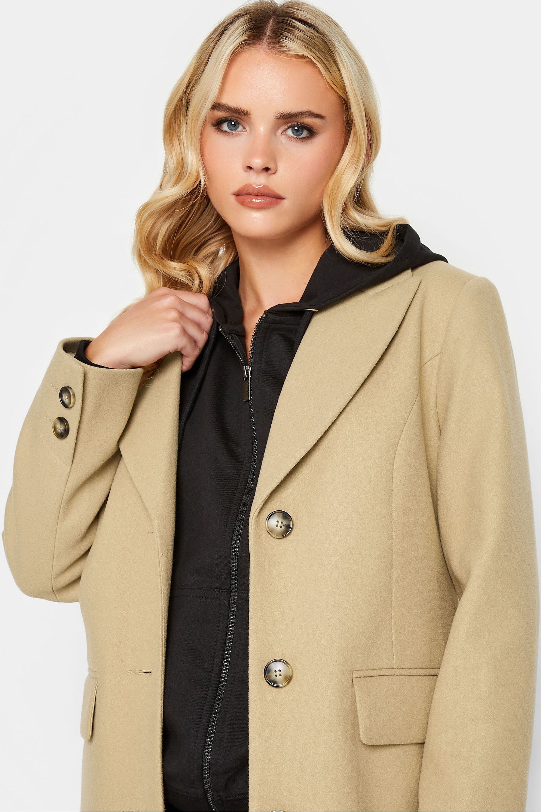 Buy PixieGirl Petite Nude City Coat from the Next UK online shop