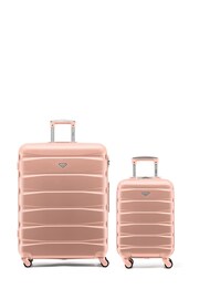 Set Of 2 Large Check-In & Small Carry-On Hardcase Travel Suitcase - Image 1 of 8