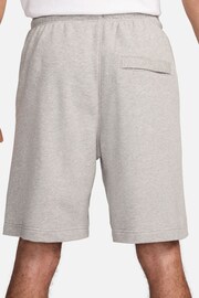 Nike Dark Grey Club Fleece French Terry Shorts - Image 2 of 7