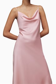 AllSaints Pink Hadley Dress - Image 5 of 6