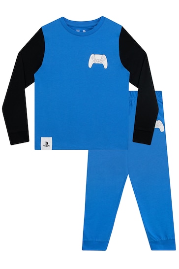 Character Blue Long Sleeve Pyjama Set