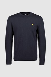 Lyle & Scott Crew-Neck Cotton Merino Jumper - Image 4 of 4