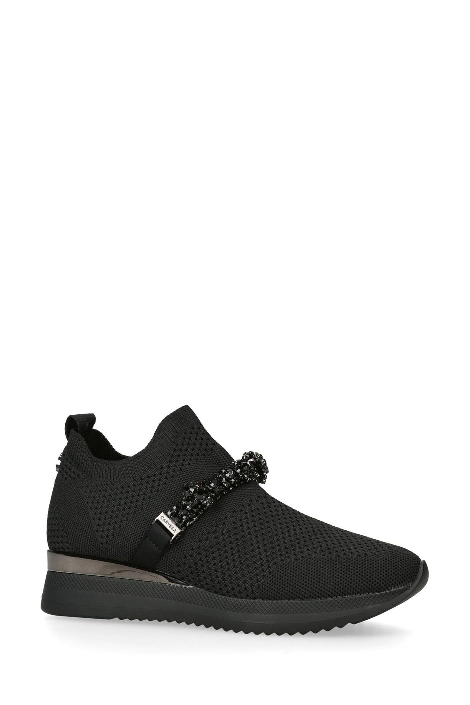 Carvela Janeiro Jewel 2 Black Trainers