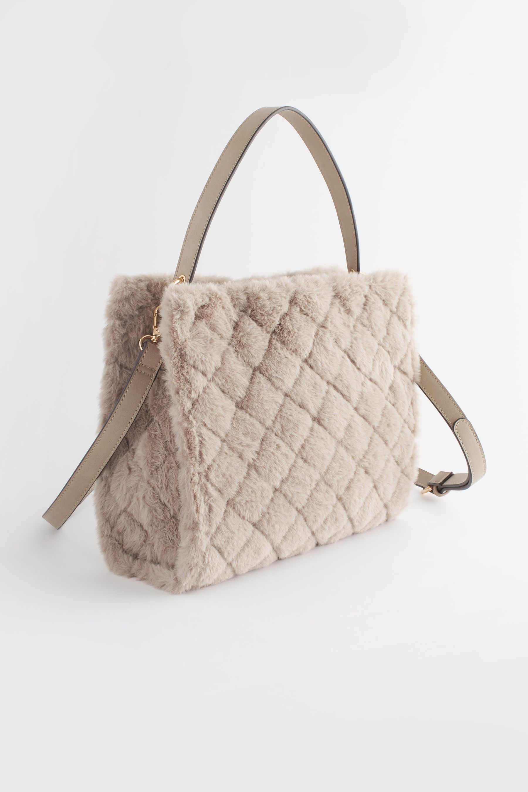 Faux fur cross body bag online