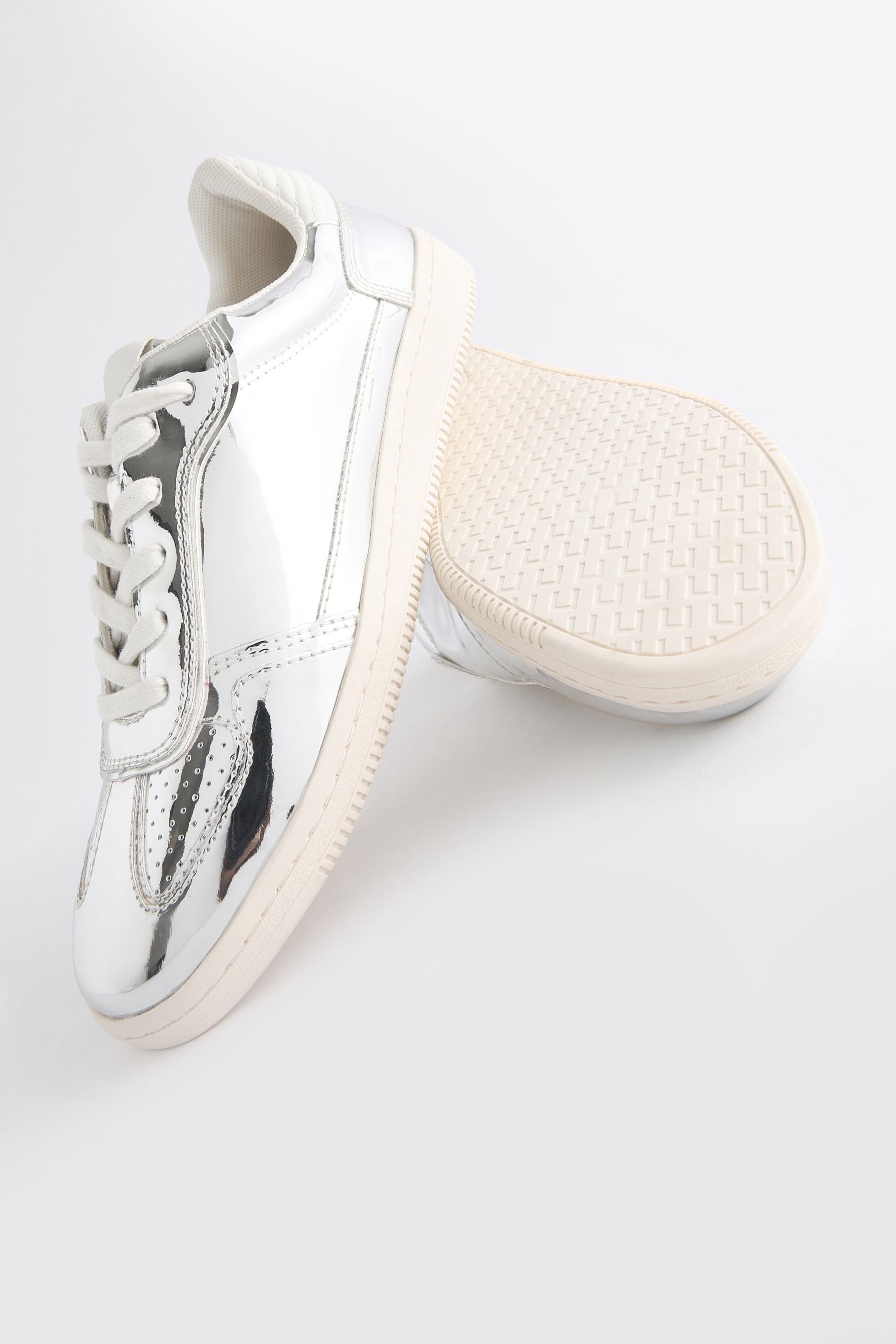Silver trainers size 9 store