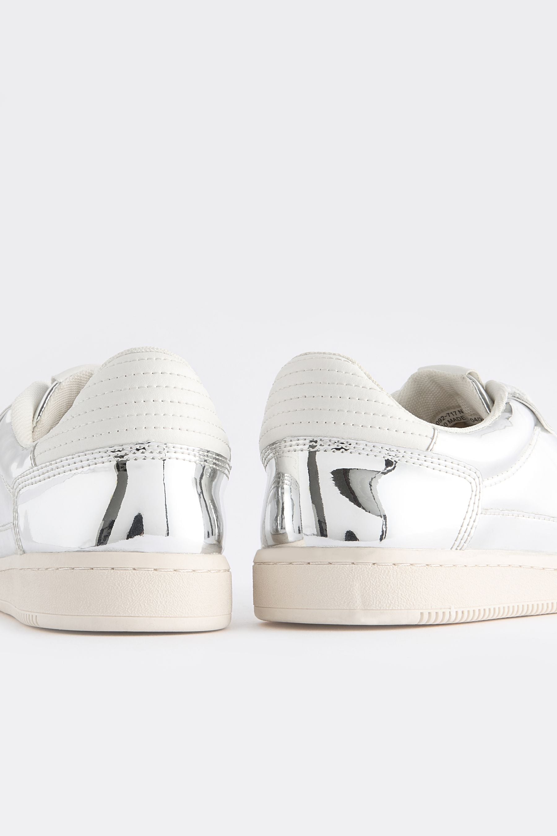 Silver trainers size 9 on sale