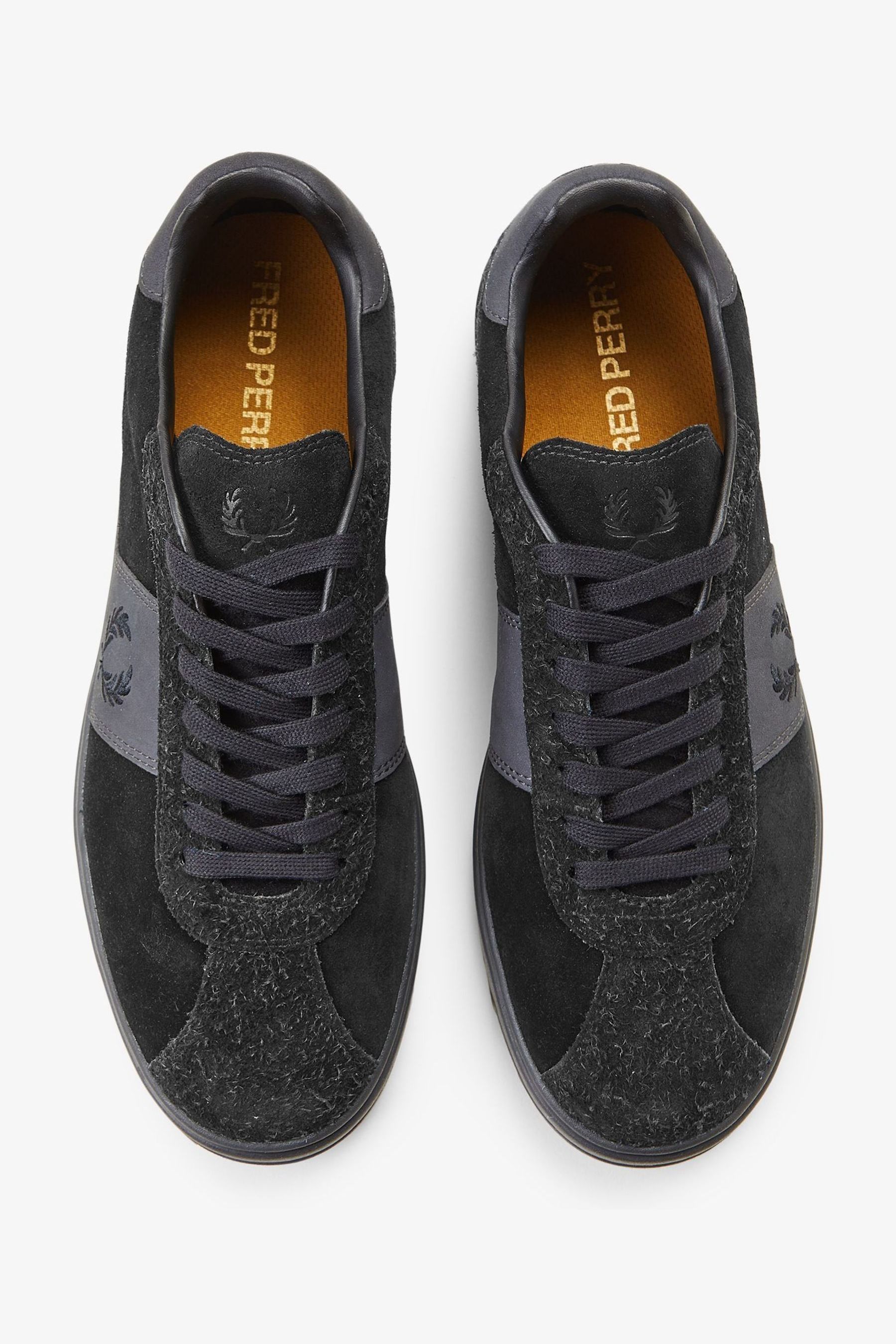 Fred perry suede trainers on sale