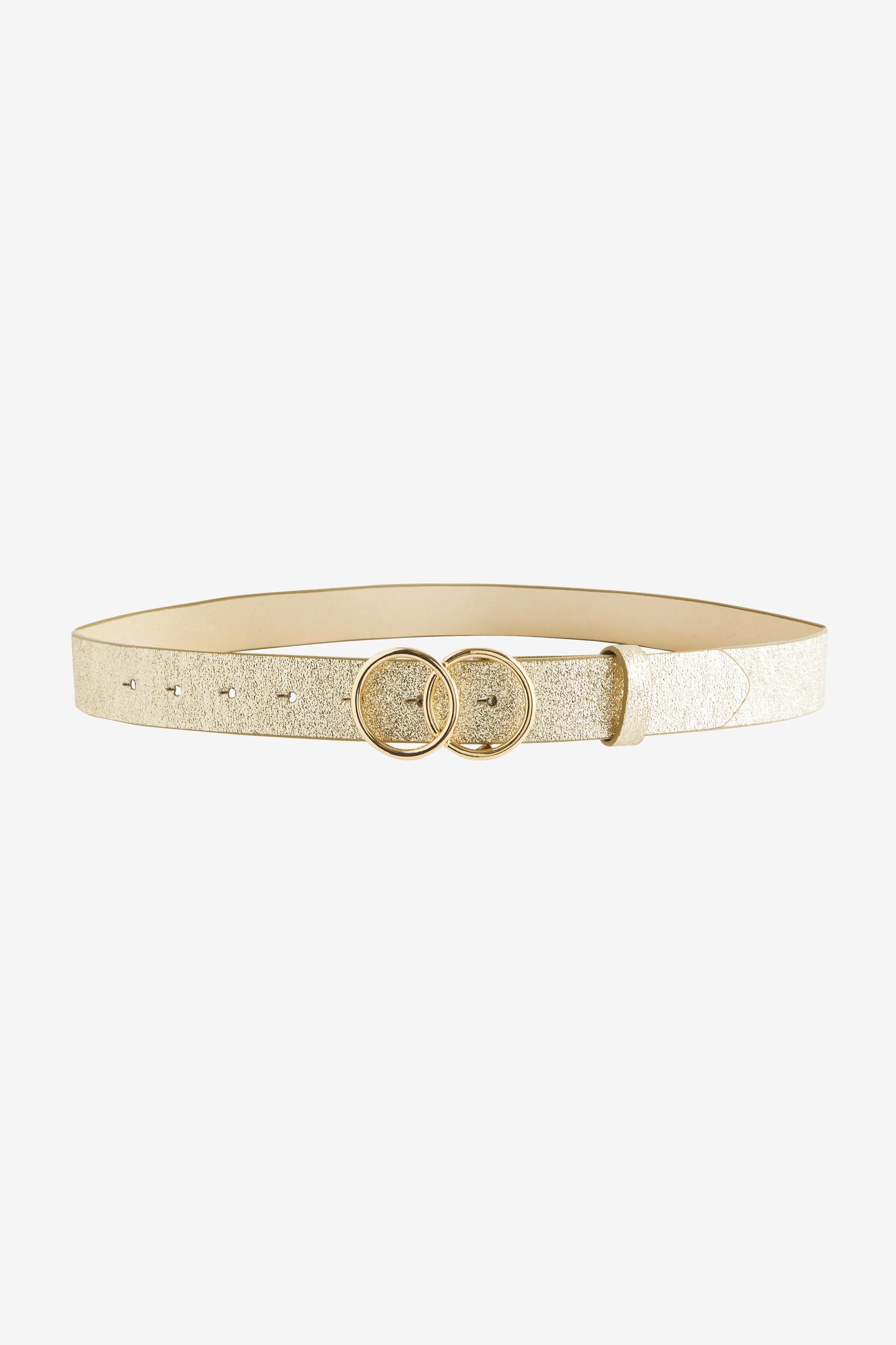 Gold double circle belt hotsell