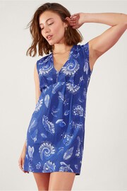 Accessorize Blue Paisley Tunic Dress - Image 1 of 4