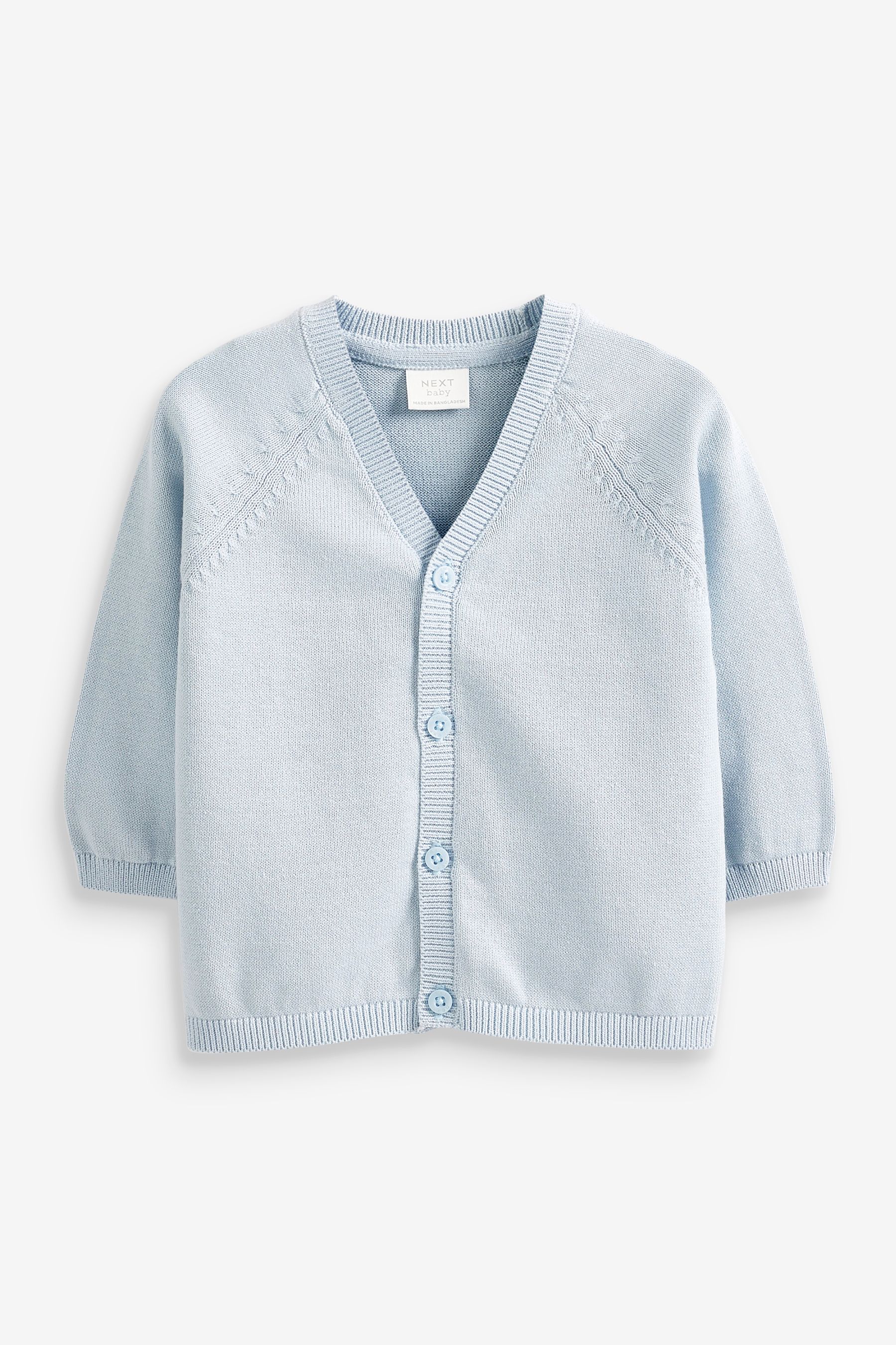 Pale blue baby cardigan shop