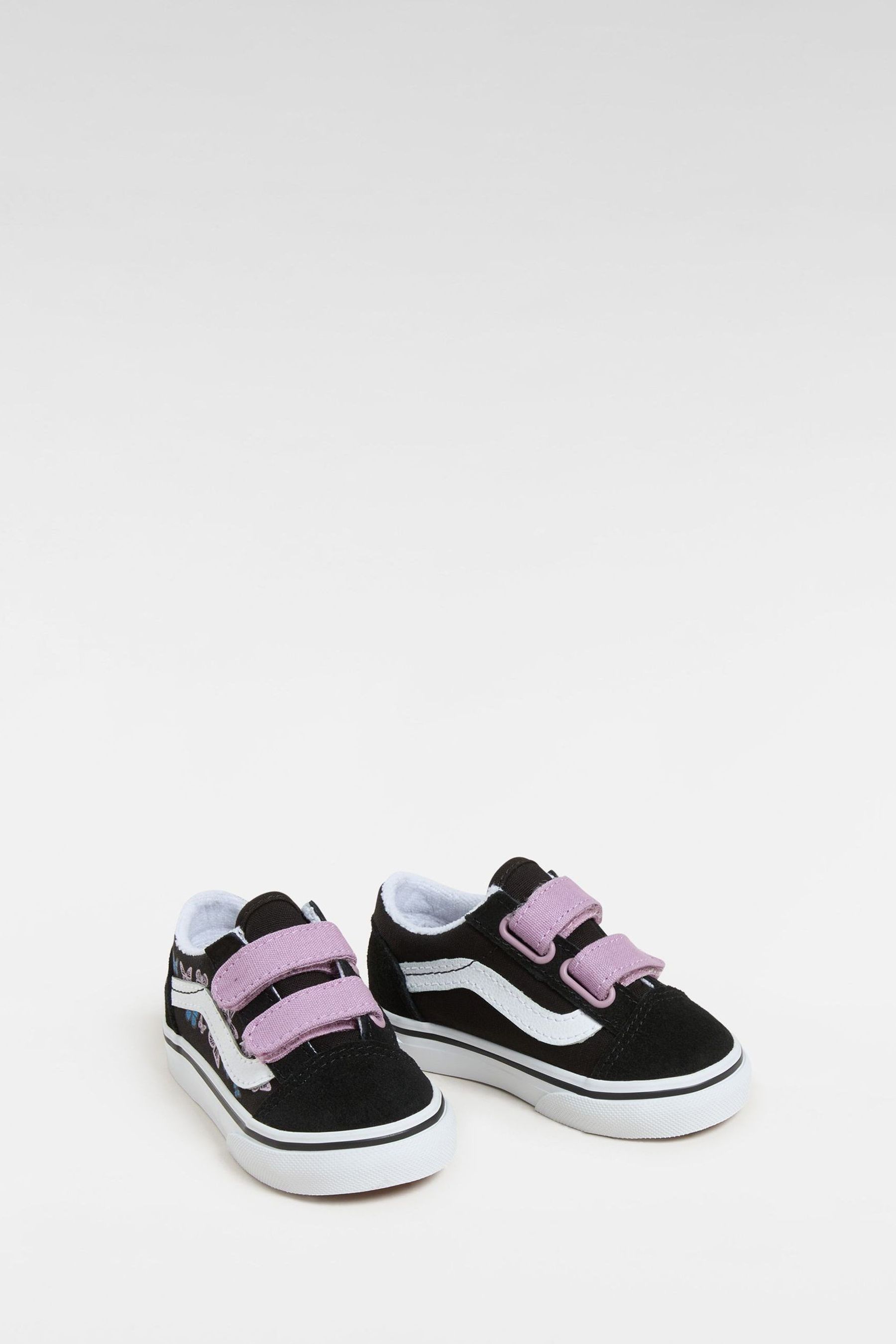 Purple velcro vans hotsell