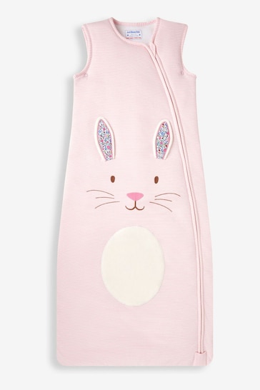 JoJo Maman Bébé Pink Bunny Appliqué 2.5 Tog Toddler Sleeping Bag