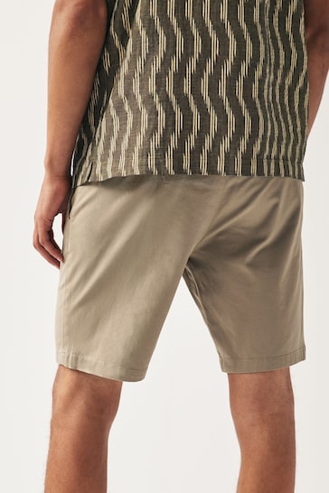 Stone Loose Fit Stretch Chinos Shorts