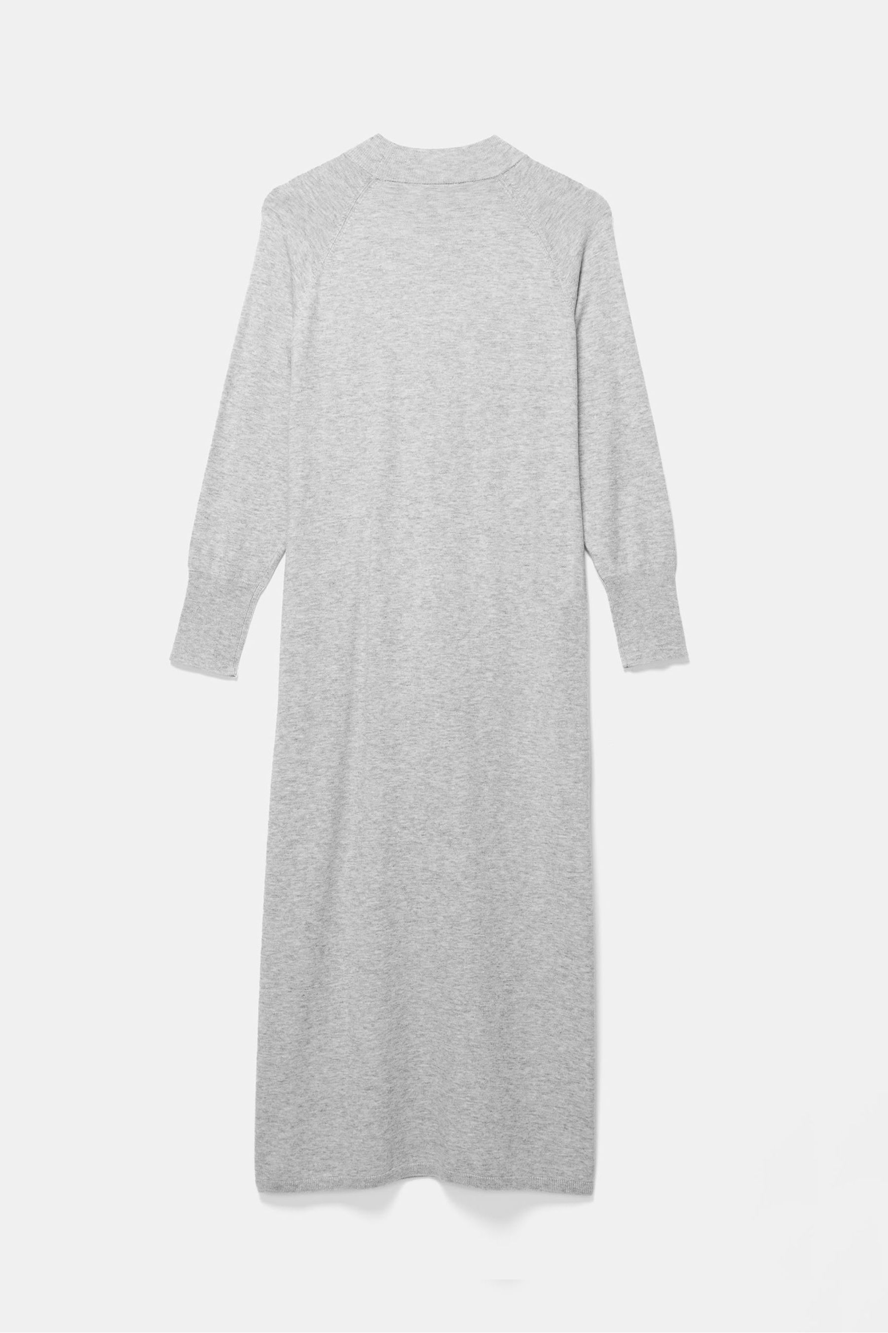 Buy Mint Velvet Grey Grey Knot Midi Dress from Next Luxembourg