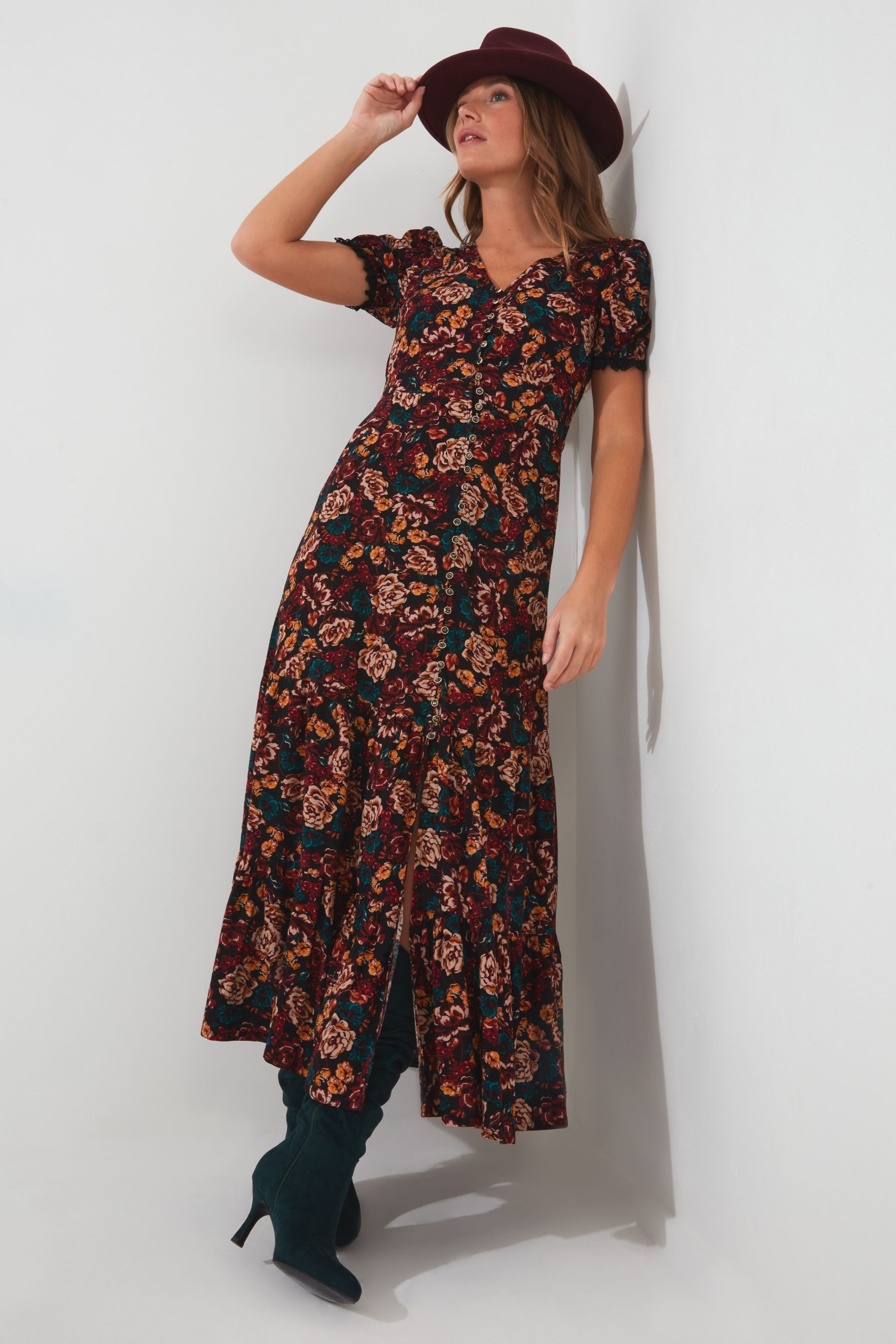Buy Joe Browns Brown Garden Party Boho Dress from Next Luxembourg