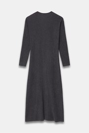 Mint Velvet Grey Knot Detail Midi Dress - Image 8 of 8