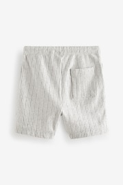 Black/White Stripe Jersey 100% Cotton Shorts (3mths-7yrs) - Image 5 of 6