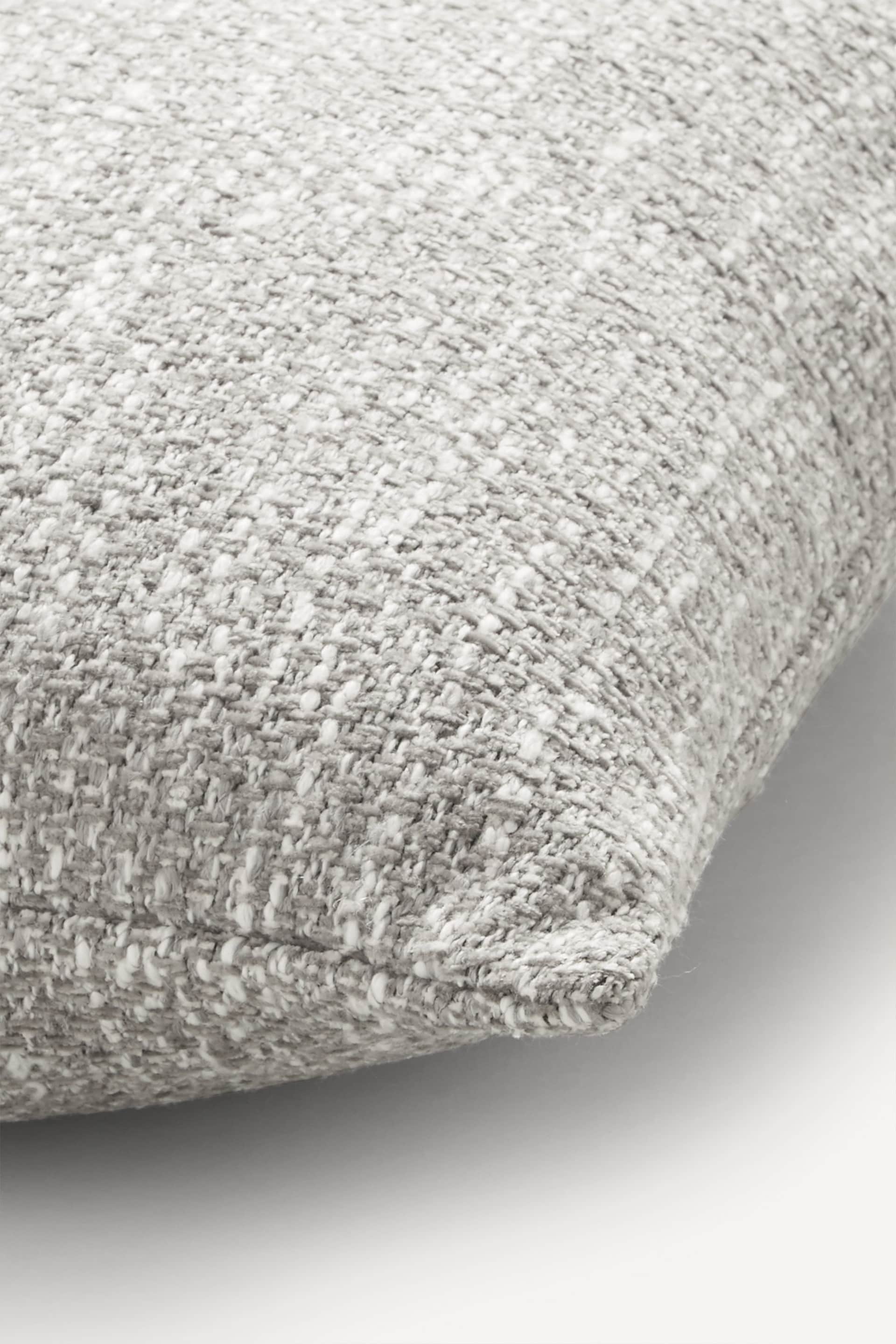 Grey 50 x 50cm Ashton Chenille Cushion - Image 2 of 4
