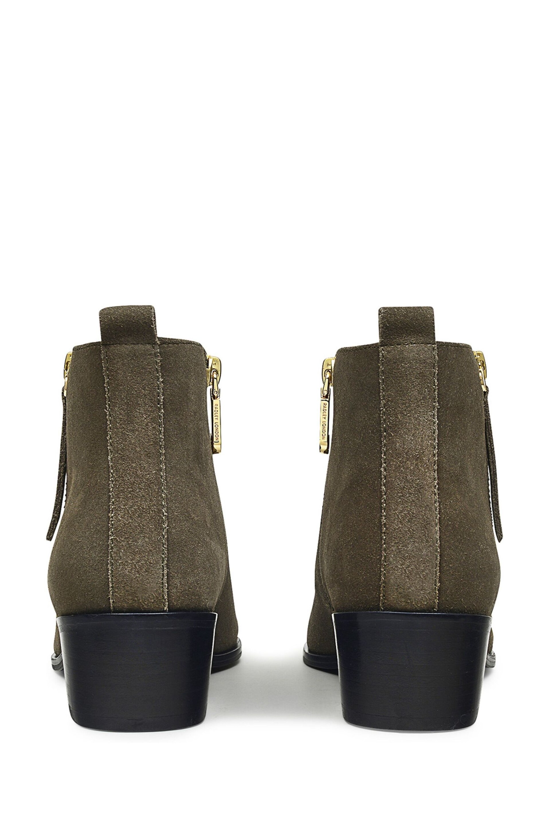 Radley London Green Sloane Gardens 2.0 Casual Outside Zip Boots - Image 2 of 3