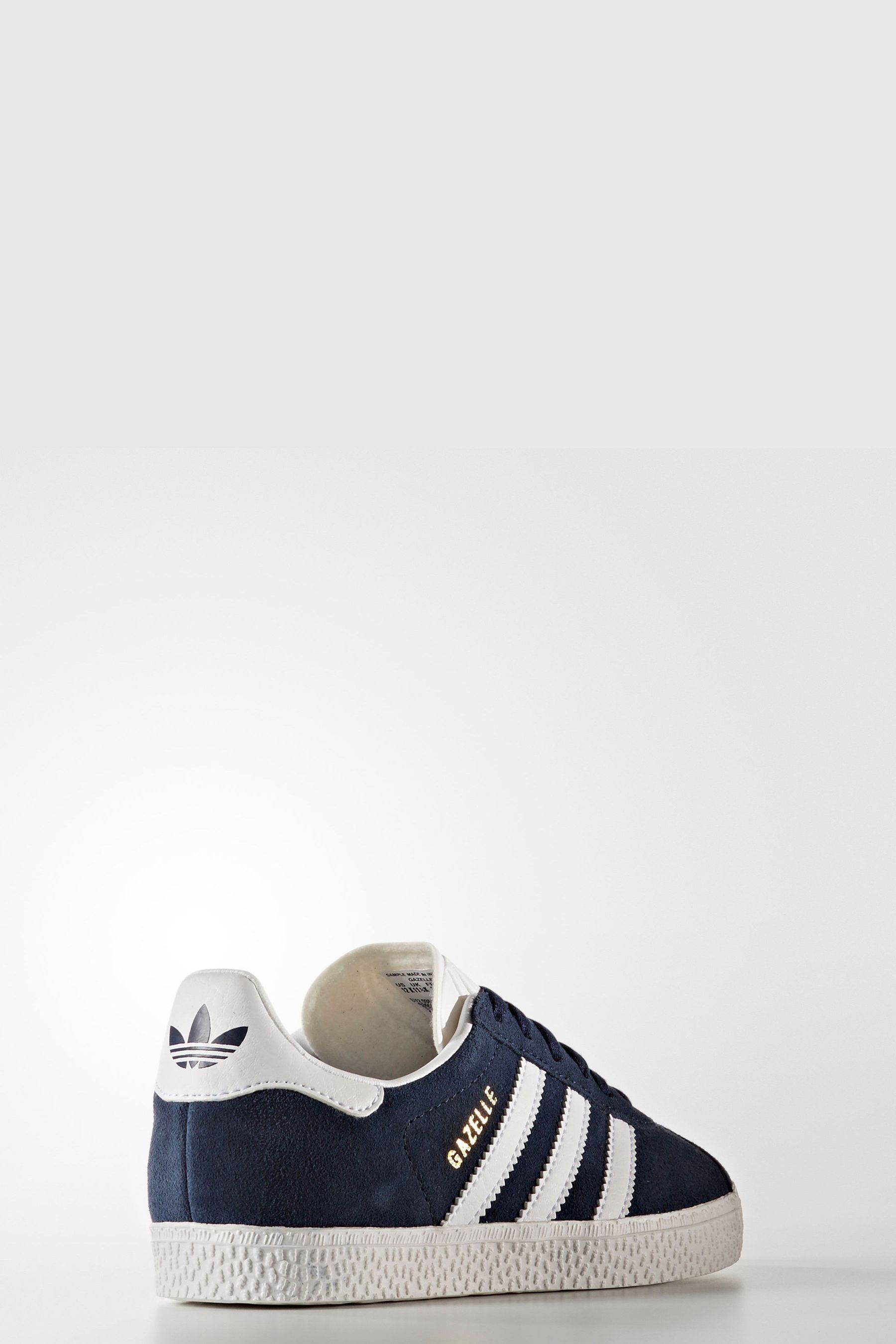 Buy adidas Navy White Kids Gazelle Trainers from the Next UK online shop