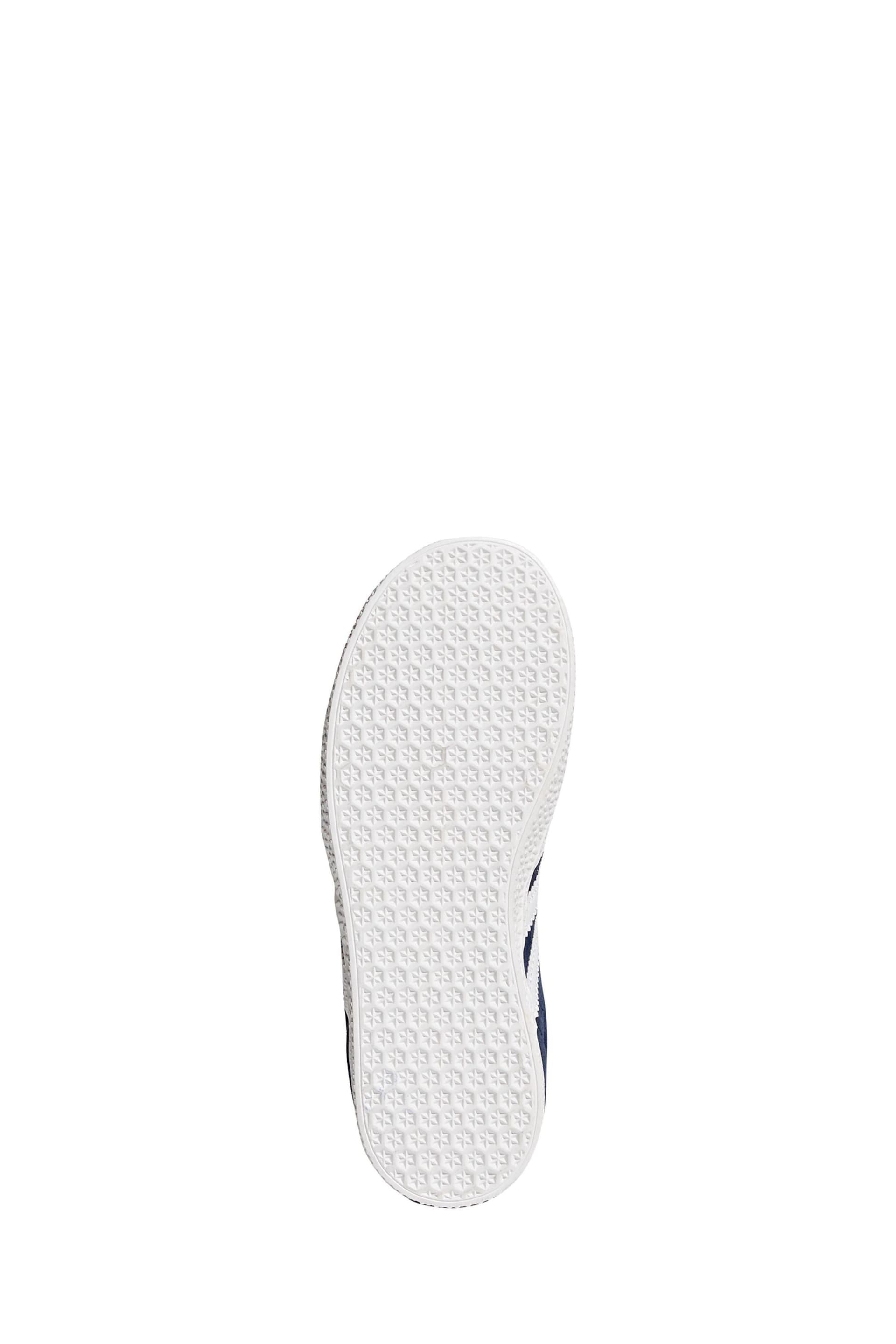 adidas Navy/White Gazelle Shoes - Image 6 of 9