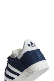 adidas Navy/White Gazelle Shoes - Image 8 of 9