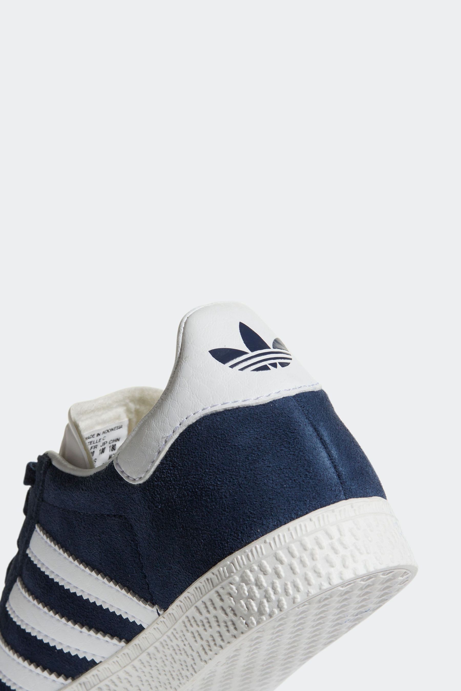Adidas gazelle navy kids deals
