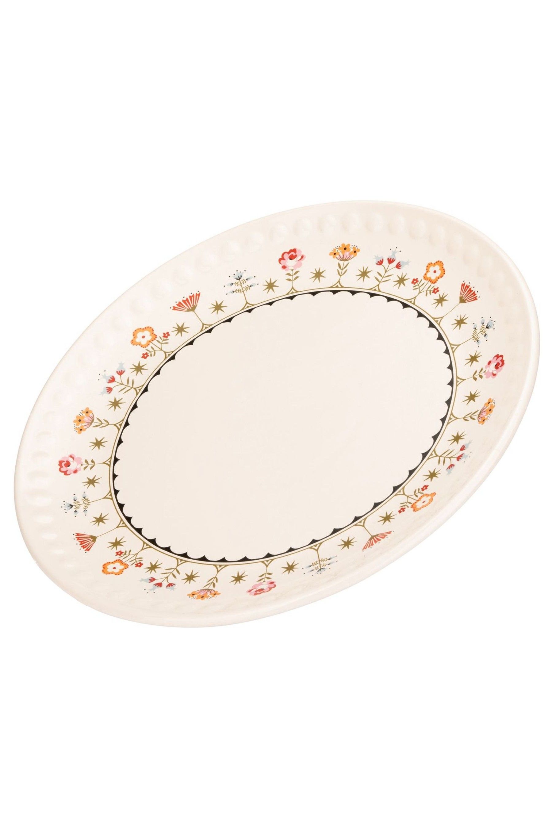 Buy Cath Kidston Cream Painted Table Dinner Plates Set of 4 from the AspennigeriaShops online shop