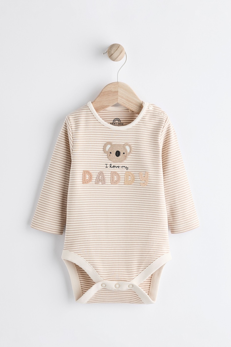 Neutral Daddy Baby Family 100% Cotton Bodysuit - Image 1 of 6