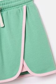 Joules Make A Racquet Green Pique Cotton Skort - Image 6 of 6