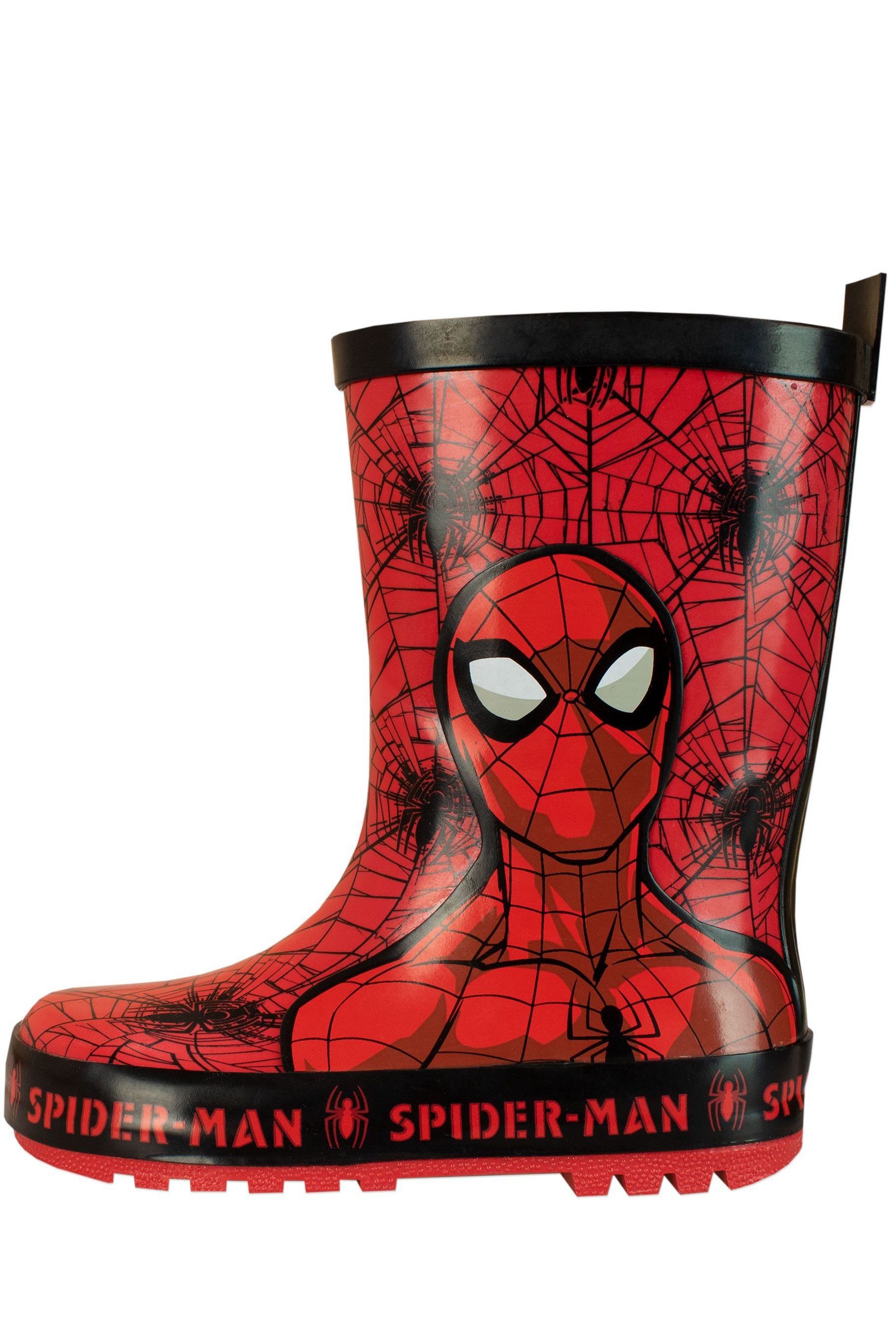 Buy Character Red Spiderman Printed Wellies from the Next UK