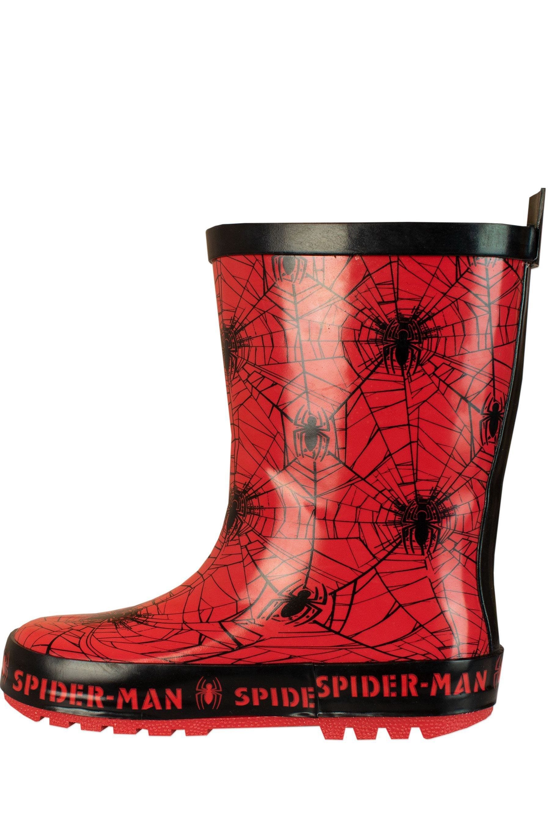 Buy Character Red Spiderman Printed Wellies from the Next UK