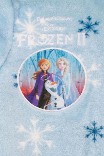 Character Blue Disney Frozen Fleece Hooded All-In-One