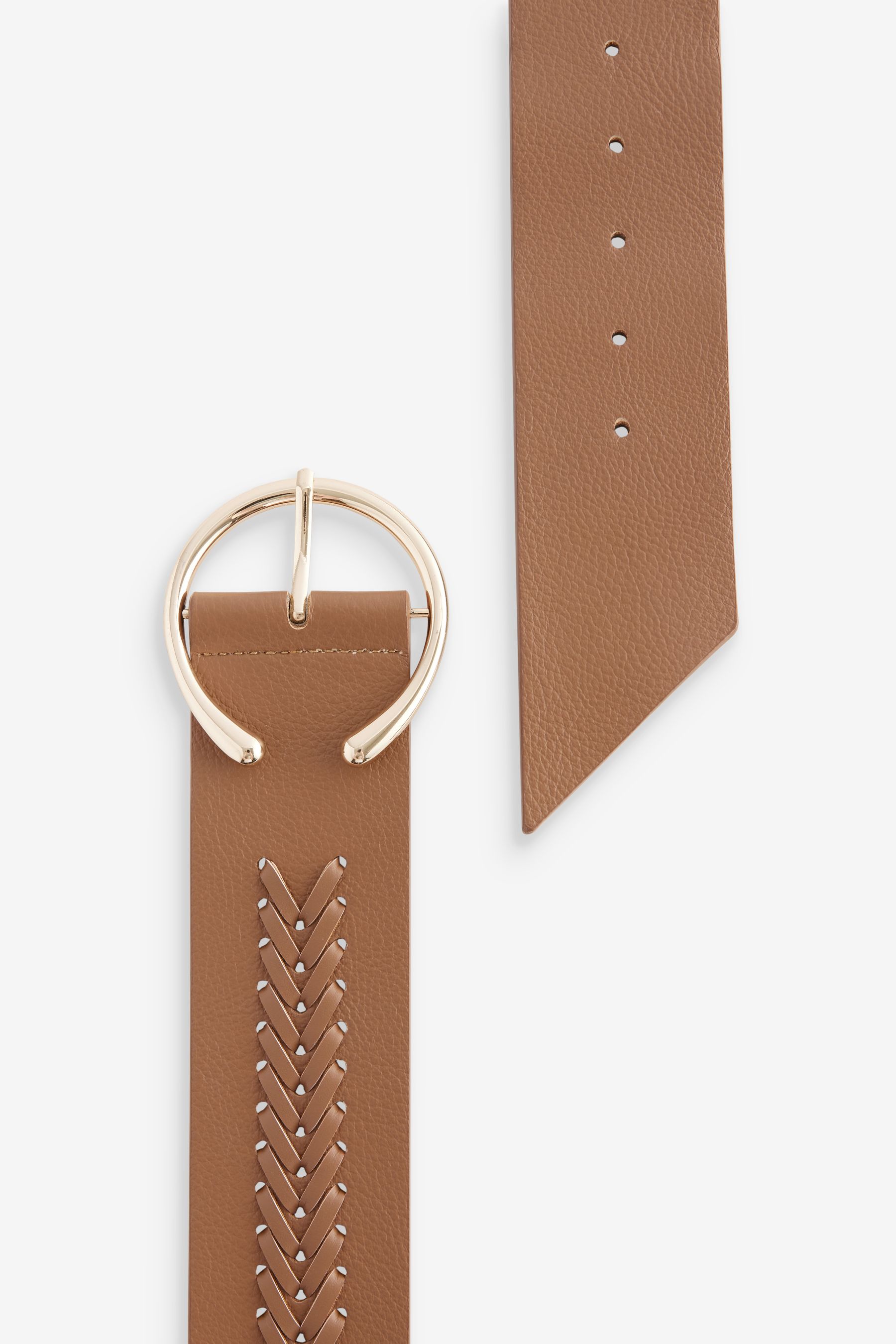 Tan wide belt cheap