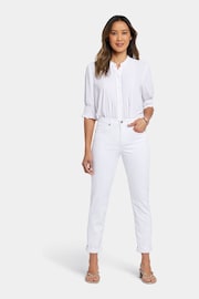 NYDJ Margot Girlfriend White Jeans - Image 1 of 7