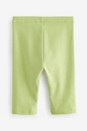 Green Ribbed Cropped Leggings (3-16yrs) - Image 6 of 7