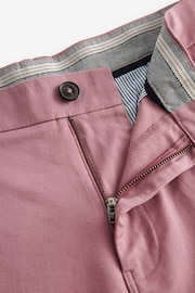 Pink Straight Fit Stretch Chinos Shorts - Image 6 of 8