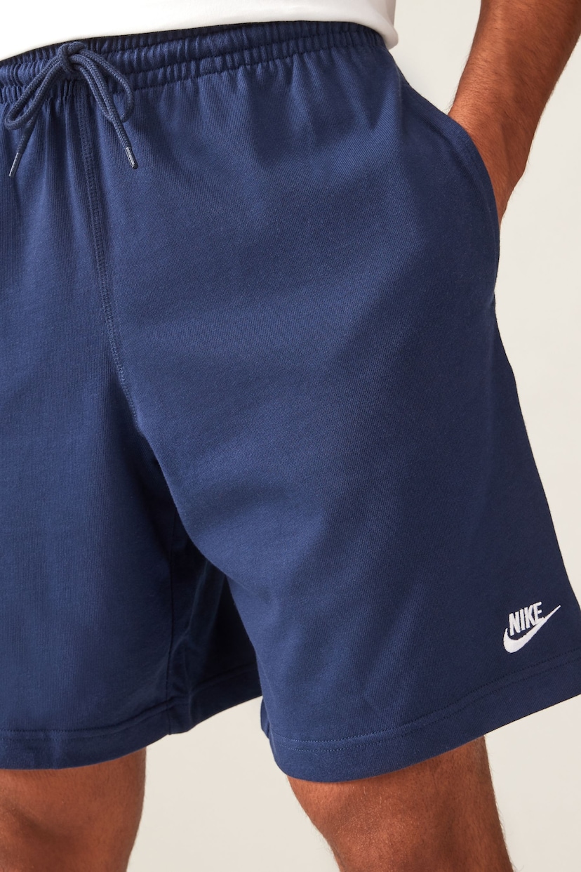 Nike Blue Club Knit Shorts - Image 9 of 11
