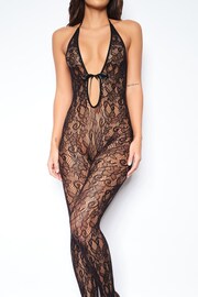 Ann Summers Extravaganza Lace Black Bodystockings - Image 1 of 2