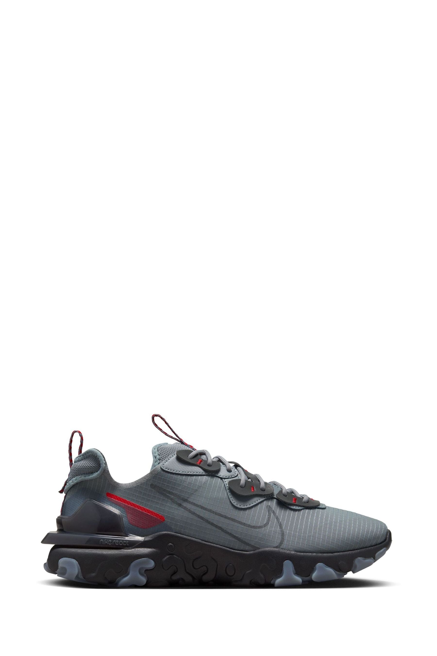 Grey and red nike trainers shop
