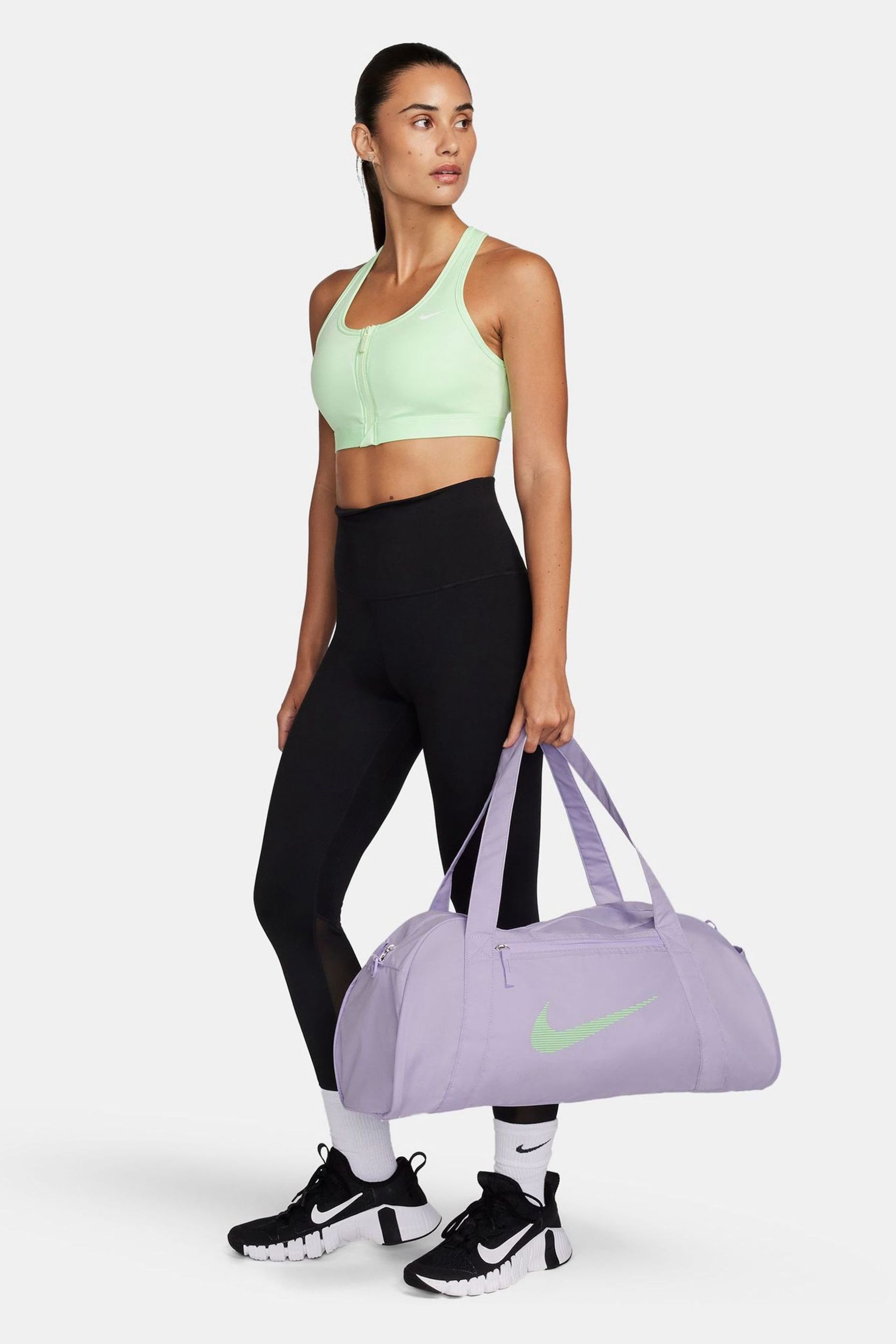 Nike Purple 24L Gym Club Duffel Bag - Image 2 of 11