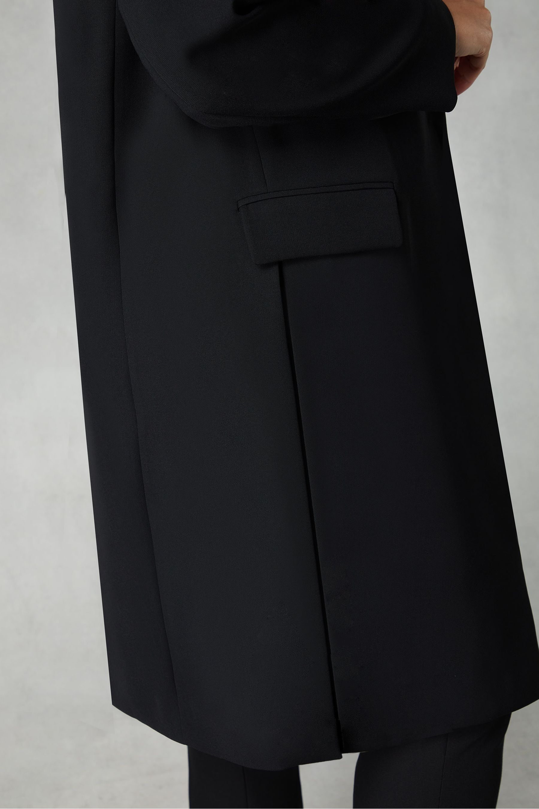 Buy Live Unlimited Curve Tailored Black Coat from the Next UK