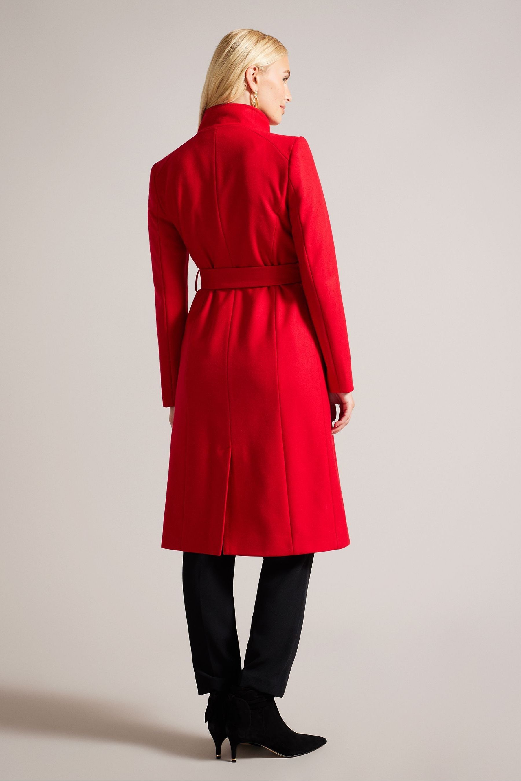 Buy Ted Baker Rose Mid Length Wool Wrap Coat from Next Luxembourg