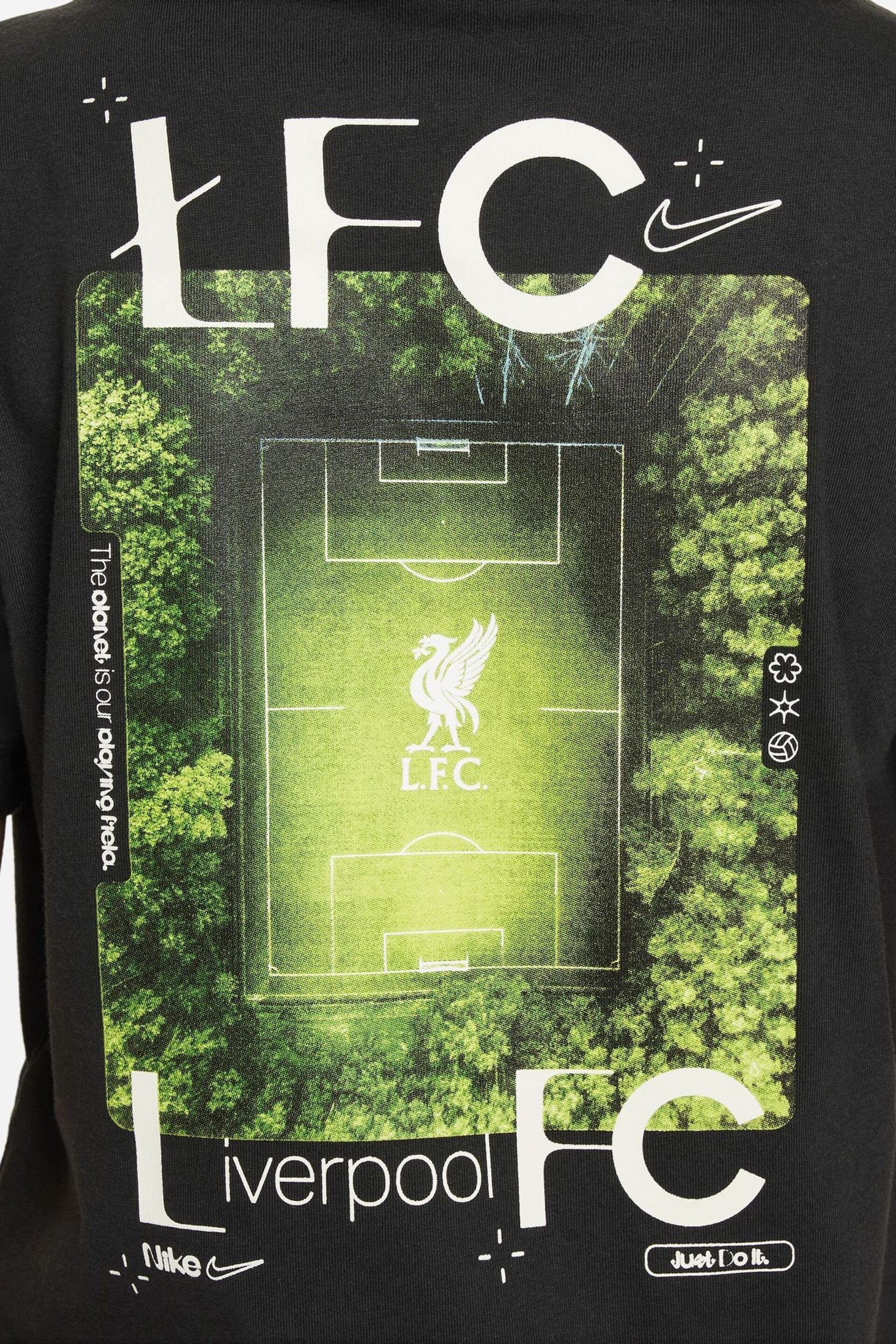 Nike Black Liverpol Back Graphic T-Shirt - Image 5 of 6