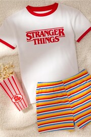 Vanilla Underground Red Stranger Things Girls Licensing Short Pyjamas - Image 7 of 7