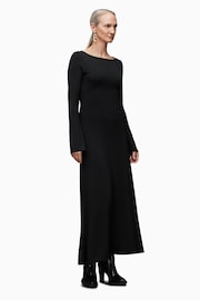 AllSaints Black Layla Dress - Image 3 of 8