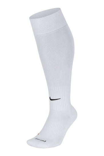 Nike White Classic Knee High Football Socks