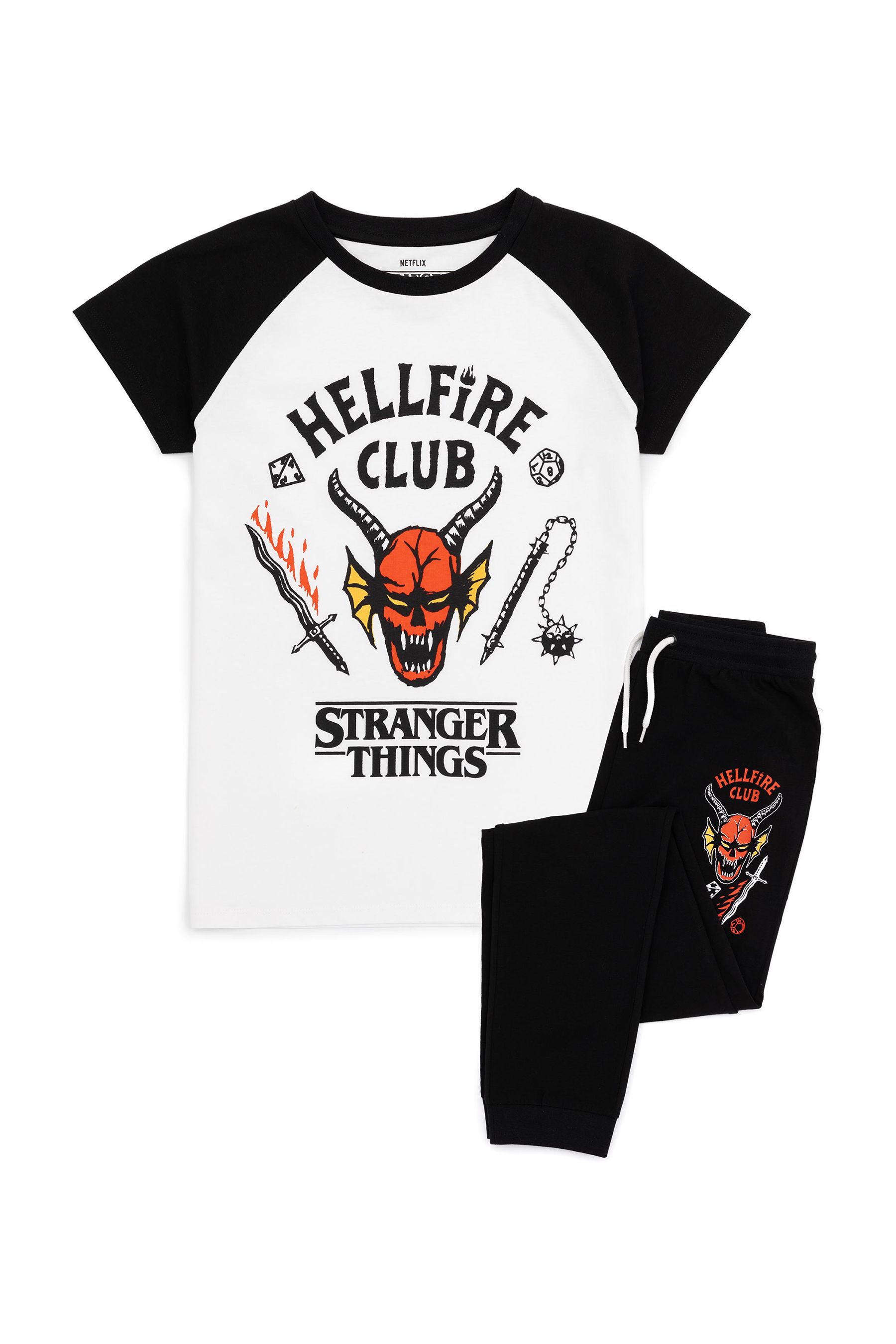 Stranger things boys best sale pyjamas